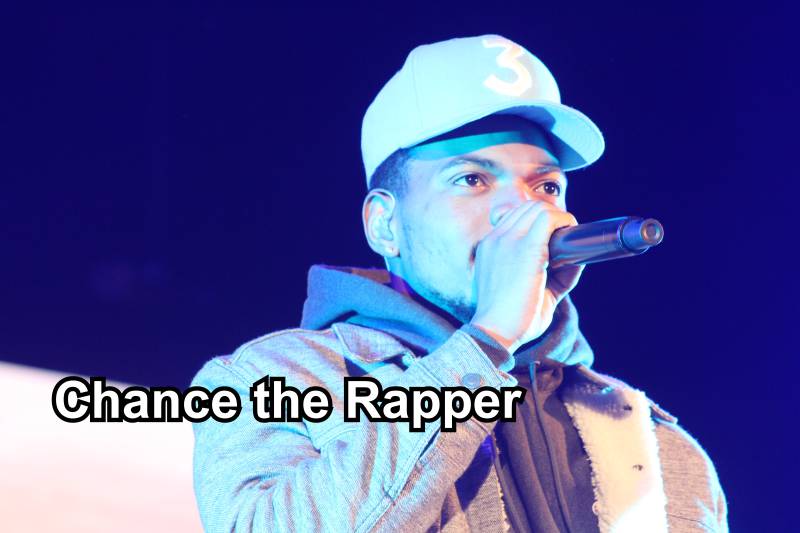 chance the rapper en escenario