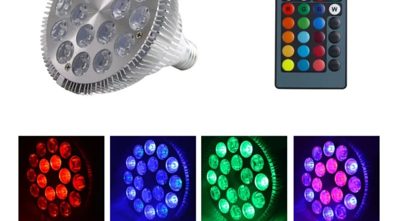 Focos LED de Colores