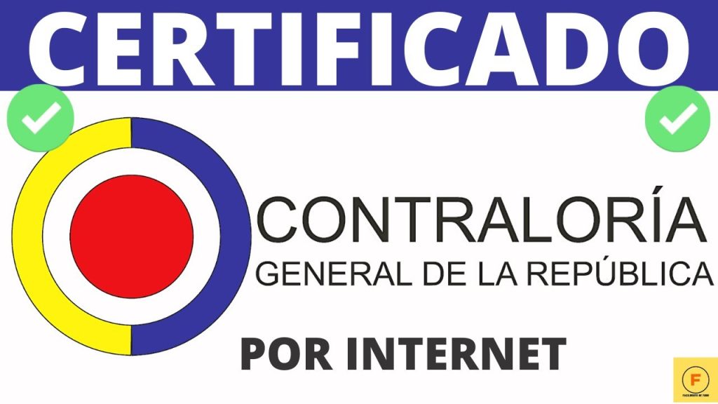 Certificado Contraloría Obtén la Verificación de Antecedentes Fiscales