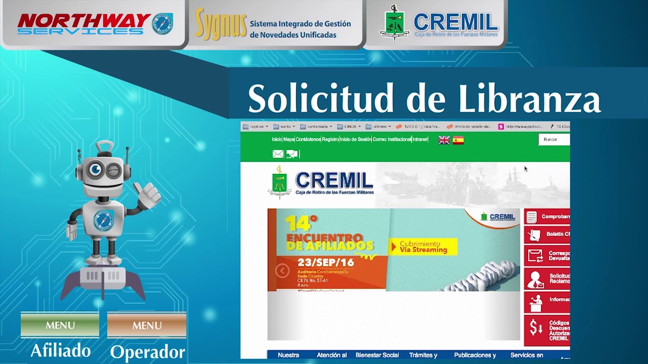 Sygnus Cremil y otros servicios en línea