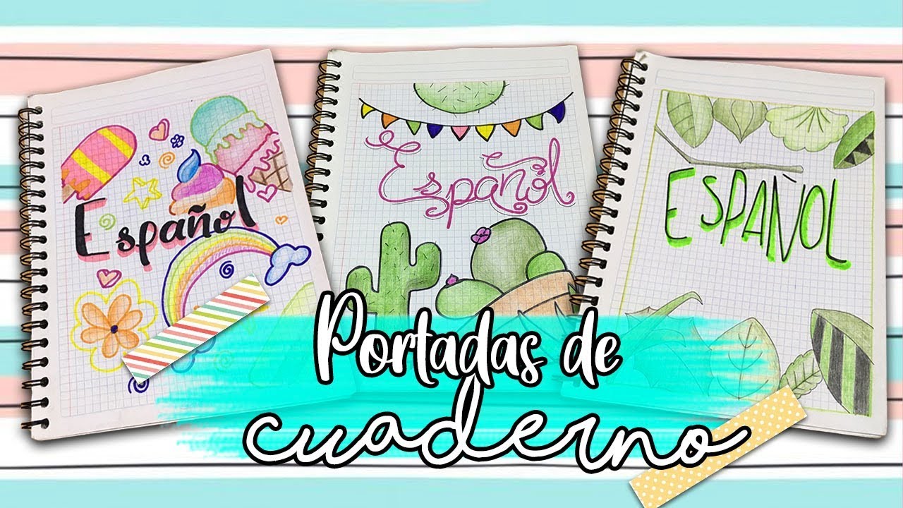 Portadas Personalizadas para Cuadernos de Español